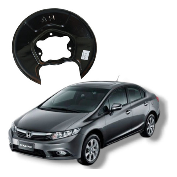 Defletor Disco Freio Traseiro Direito Honda Civic 2012 2016