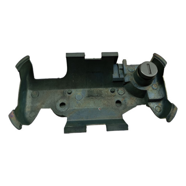 Suporte Maçaneta Porta Dianteira Direita Gm Corsa 2001 Prata Dianteira