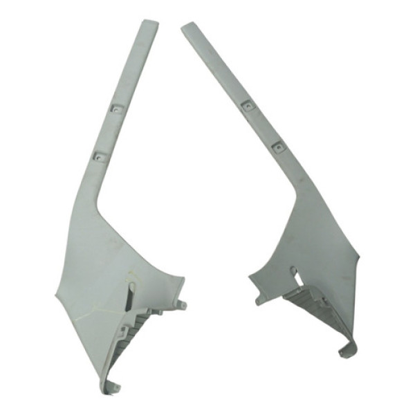 Par Suporte Tampao Bagagito Vw Crossfox 2008 2014 Cinza