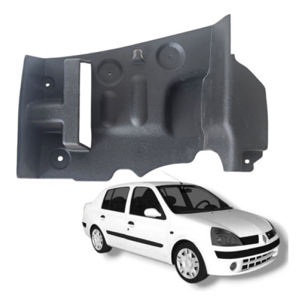 Moldura Acampamento Porta Malas Direito Renault Clio Sedan