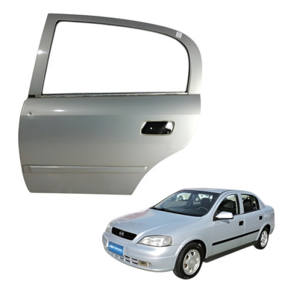 Porta Traseira Esquerda Gm Astra Sedan 4 Porta 1999 2011 Traseira Esquerda Prata