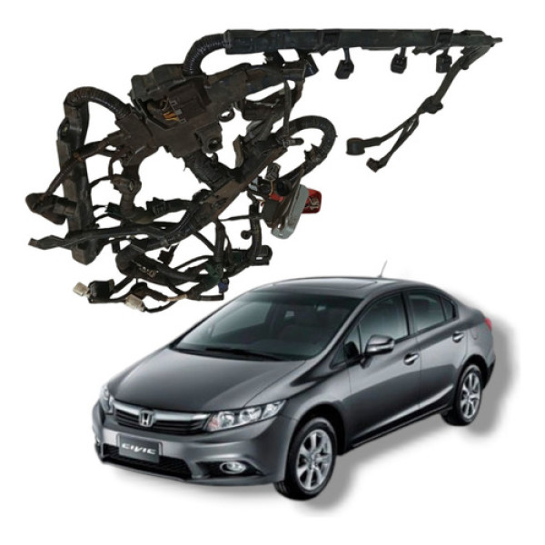Chicote Injeção Honda Civic Lxs 1.8 Manual 2012 2016