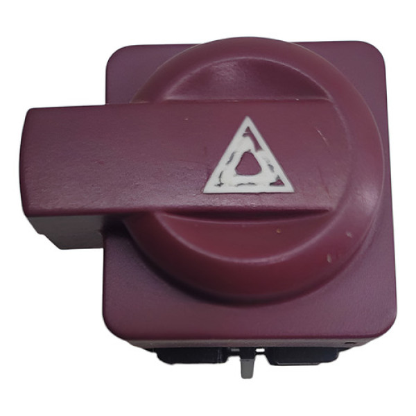 Botão Pisca Alerta Citroen C4 2010  Prateado