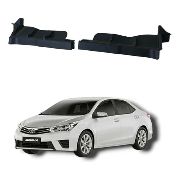 Par Borracha Vedação Interna Retrovisor Toyota Corolla 2016