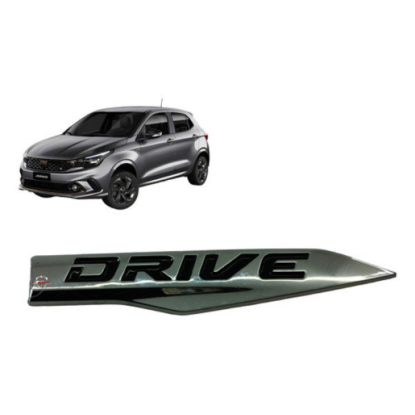 Emblema Paralama Direito Fiat Argo 2019 Prata