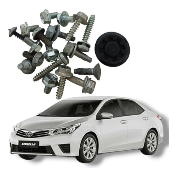 Jogo Parafusos Porta Dianteira Esquerda Toyota Corolla 2016