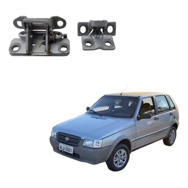 Par Dobradiça Porta Traseira Ld Fiat Uno Mille 1992 2012