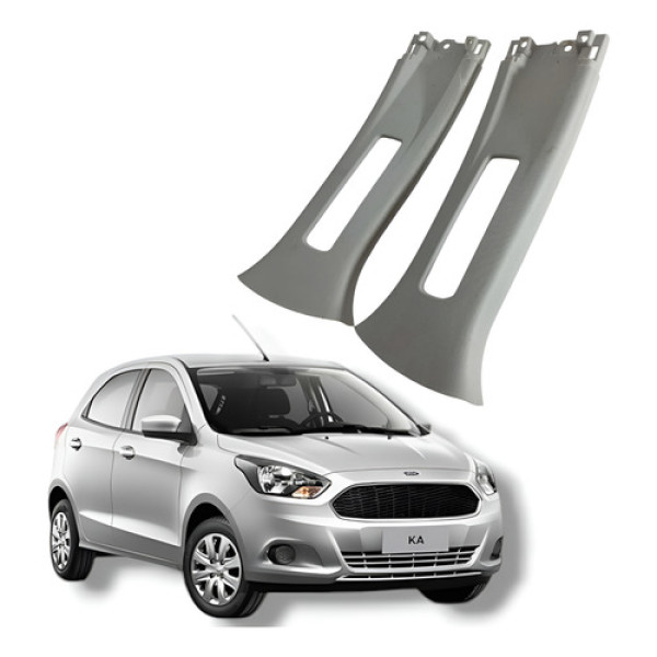 Par Acabamento Coluna Superior Ford Ka 2017