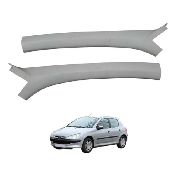 Par Moldura Coluna Parabrisa Peugeot 206 2008 9625053377