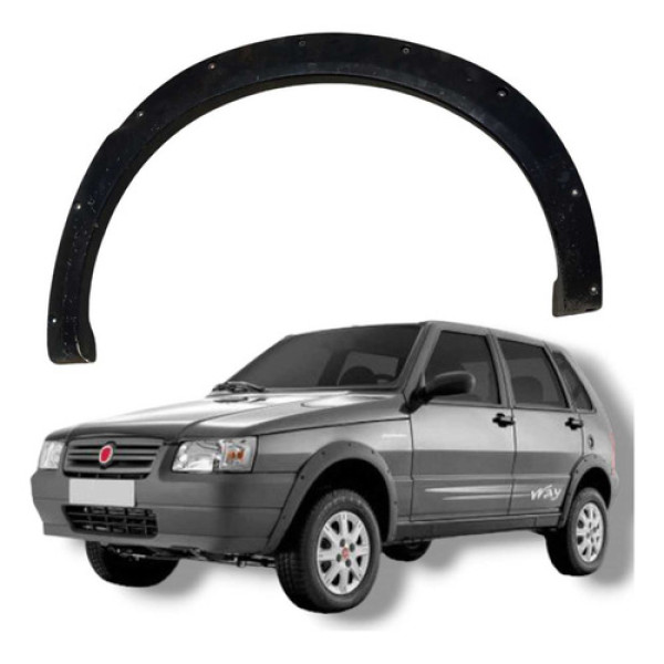 Aplique Paralama Traseiro Esquerdo Fiat Uno Mille 2012
