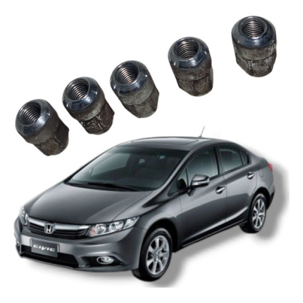 Jogo Porca Roda Honda Civic Lxs 2012 2016