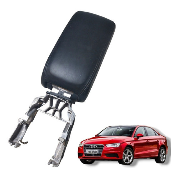 Apoio Braço Central Console Audi A3 2015 Preto