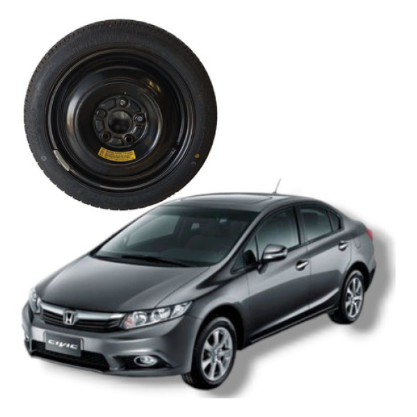 Roda Estepe Aro 15 Honda Civic Lxs 2012 2016