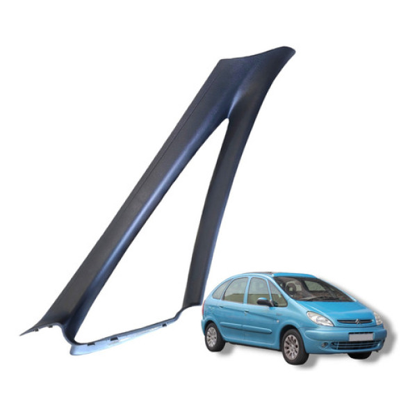 Moldura Acabamento Coluna Dir Parabrisa Xsara Picasso 2004 Cinza