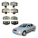 Jogo Batente Porta Chevrolet Astra 2000 A 2011 Prata