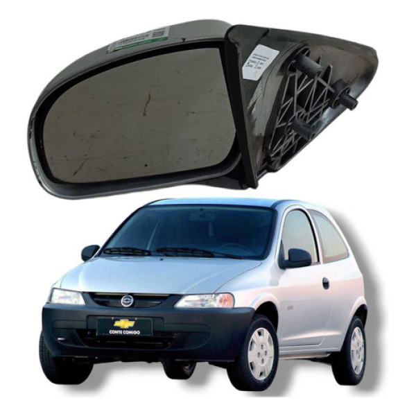 Retrovisor Manual Esquerdo Chevrolet Celta 2000