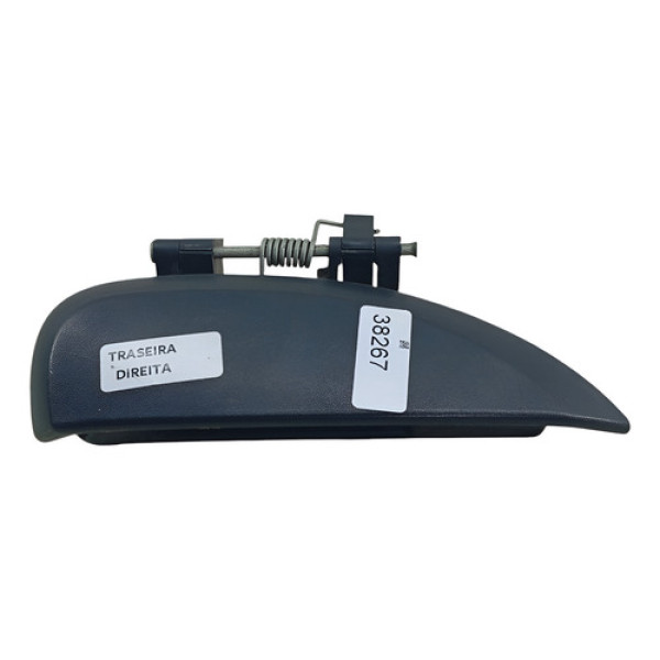Macaneta Externa Porta Traseira Direita Renault Kwid 18 23 Preto