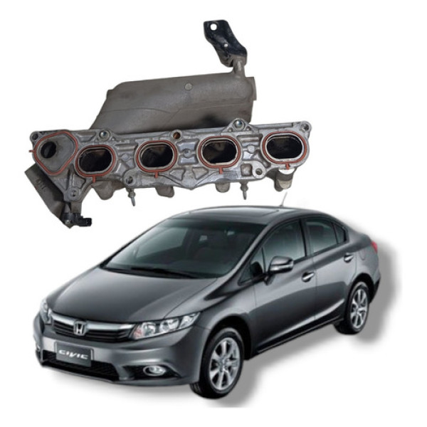 Coletor Escape Honda Civic Lxs 1.8 2012 A 2016