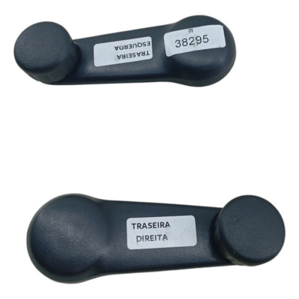 Par Manivela Porta Traseira Renault Kwid 2018 2023 Preto