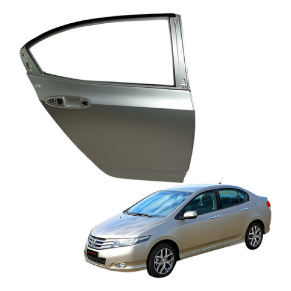 Porta Traseira Direita Honda City 2009  13 Traseira Direita Cinza