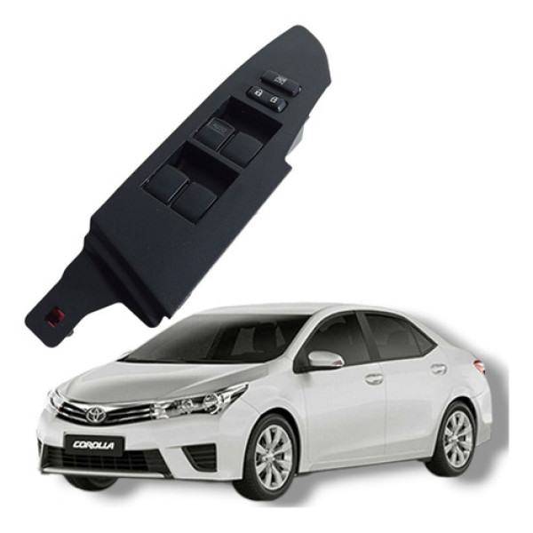 Comando Vidro Elétrico Dianteiro Esquerdo Toyota Corolla 16