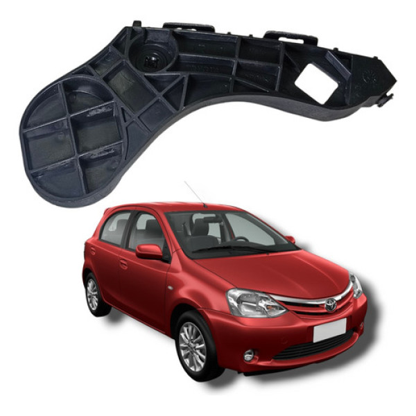 Guia Parachoque Traseiro Direito Toyota Etios 2012 A 2020