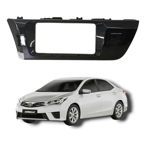 Moldura Painel Central Toyota Corolla 2016 Preto