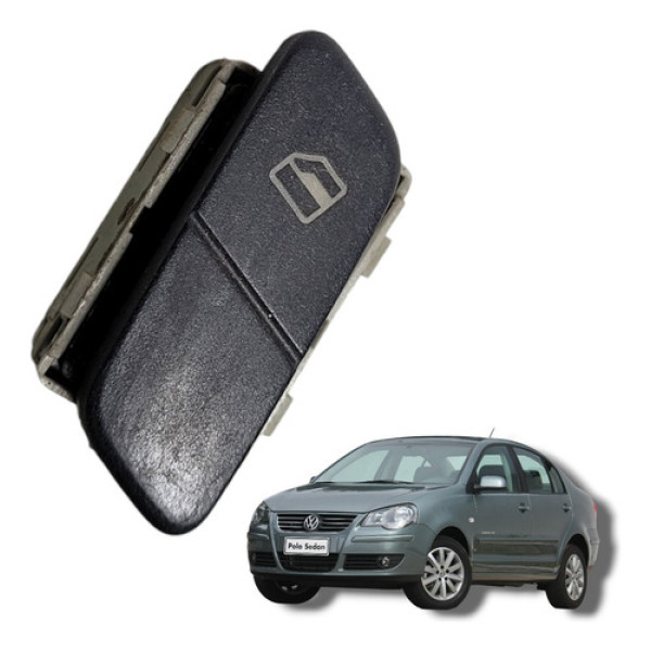 Botão Vidro Elétrico Traseiro Esquerdo Vw Polo Sedan 2008 13