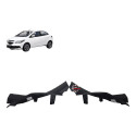 Par Soleira Acabamento Traseiro Chevrolet Onix 2014 Preto