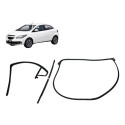 Jogo Borracha Porta Traseira Esquerda Chevrolet Onix 2014