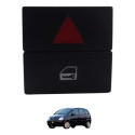Botao Pisca Alerta Chevrolet Meriva 2009 2012 93332974 Preto