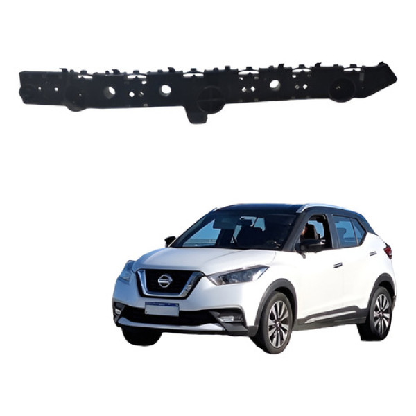Guia Parachoque Esquerdo Traseiro Nissan Kicks 2016 A 2020