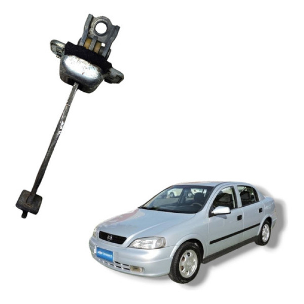 Limitador Porta Traseira Esquerda Chevrolet Astra 1999 2011 Traseira Esquerda Prateado