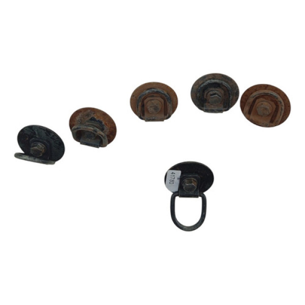 Jogo Gancho Suporte Cacamba Renault Oroch 2015 2020 Cinza