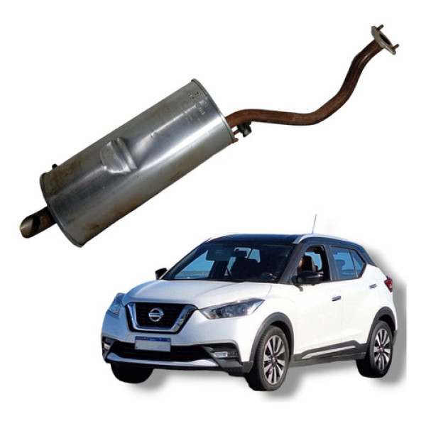 Escapamento Silencioso Nissan Kicks 2016 A 2020