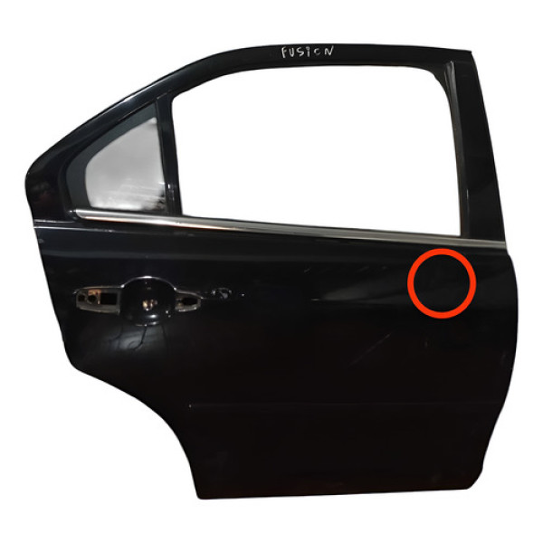 Porta Traseira Ld Ford Fusion 2.3 2009 Traseira Direita Preto