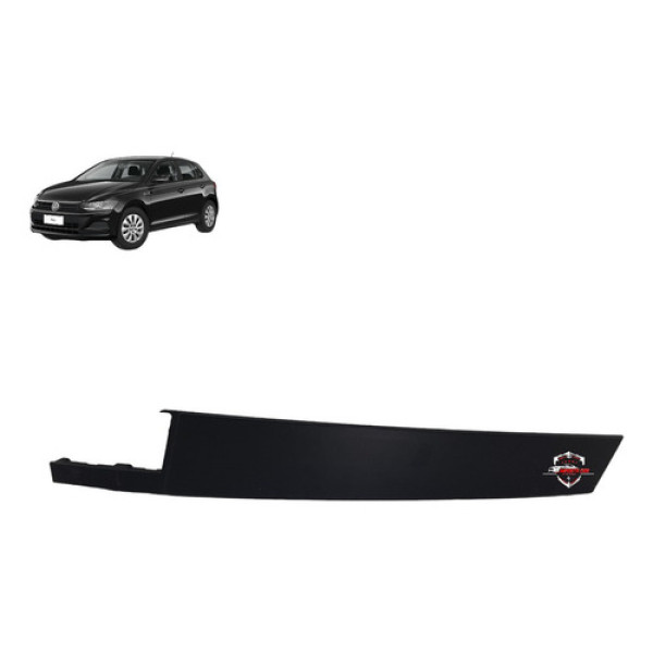 Acabamento Externo Porta Dianteira Direita Volks. Polo 2019 Dianteira Direito Preto