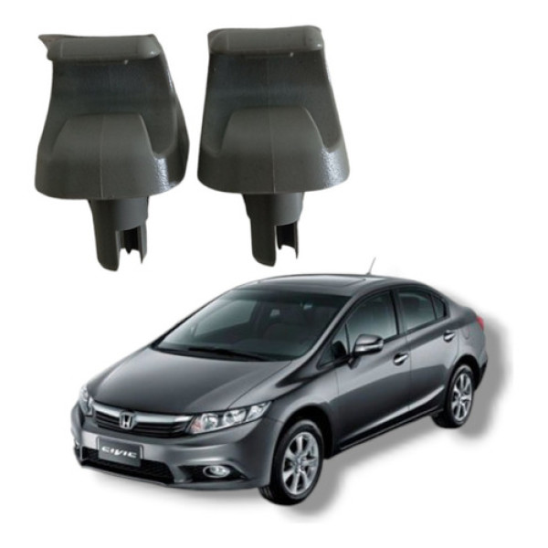 Par Suporte Quebra Sol Honda Civic Lxs 2012 2016