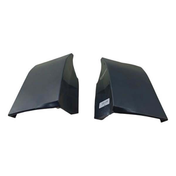 Par Acabamento Spoiler Dianteiro Land Rover Evoque 2012 2016 Preto