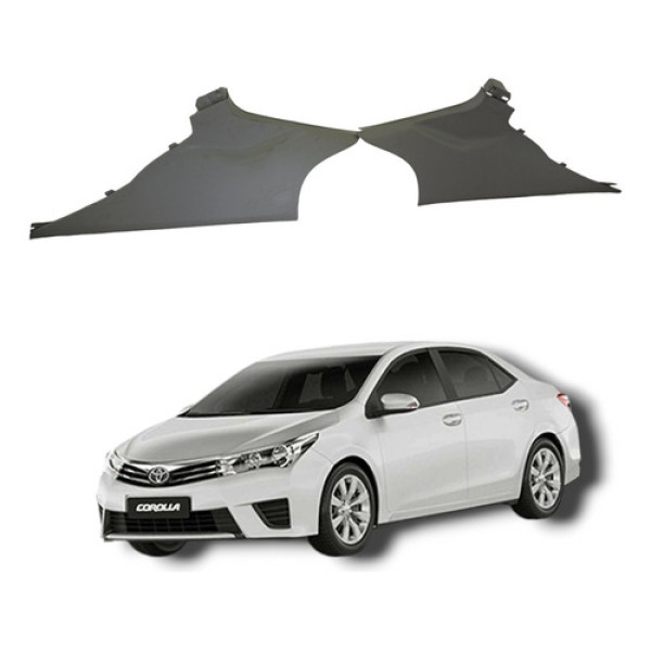 Par Acabamento Coluna Traseira Toyota Corolla 2016