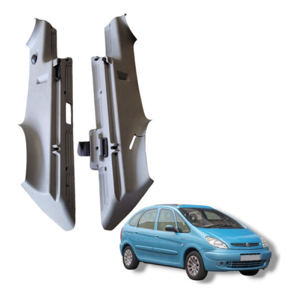 Par Suporte Tampao Bagagito Xsara Picasso 2004 Cinza Claro