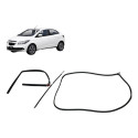Jogo Borracha Porta Dianteira Direita Chevrolet Onix 2014