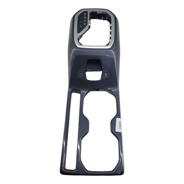 Moldura Acabamento Alavanca Cambio Jeep Renegade 2022 Cinza Lisa