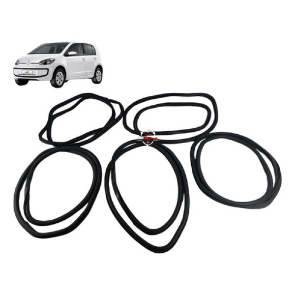 Jogo Borracha Guarnição Porta Volkswagen Up Take 2015