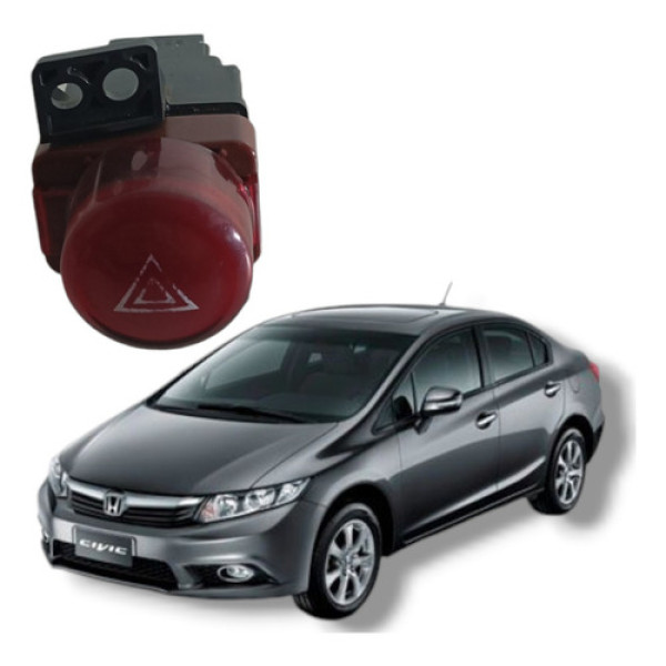 Botao Pisca Alerta Honda Civic Lxs 2012 2016