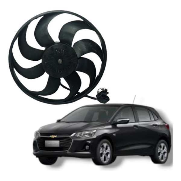 Ventoinha Radiador Chevrolet Onix Turbo 1.0 2020 2023