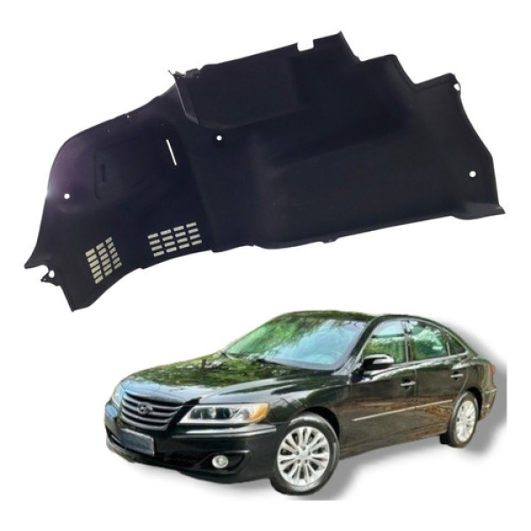 Forro Lateral Porta Malas Esquerdo Hyundai Azera 2009 2011 Preto