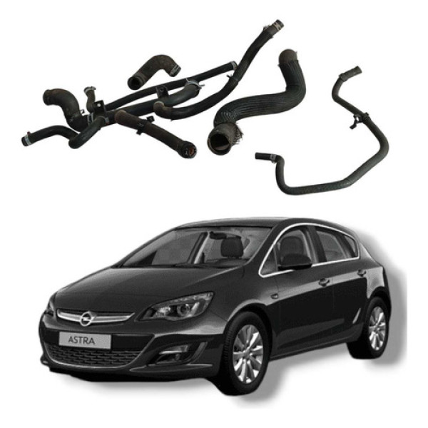 Jogo Borracha Agua Radiador Chevrolet Astra Sedan 2.0 2010