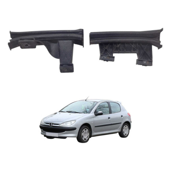 Guia Vidro Porta Dianteiro Ld Peugeot 206 2008 9684706680 Prata