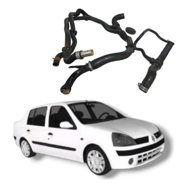 Jogo Borracha Água Radiador Renault Clio Megane 2004